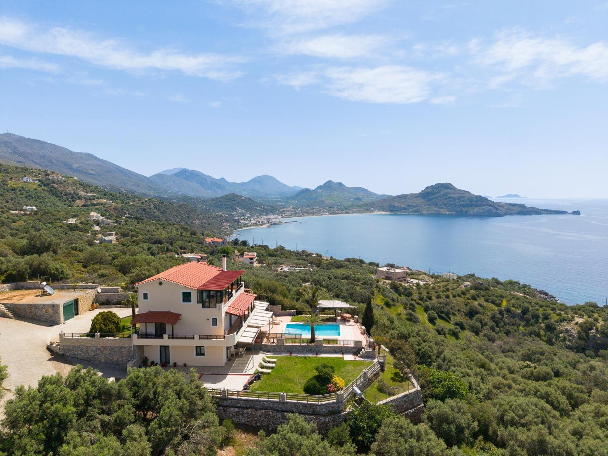 Souda Bay Loggia Villa Sellía Buitenkant foto